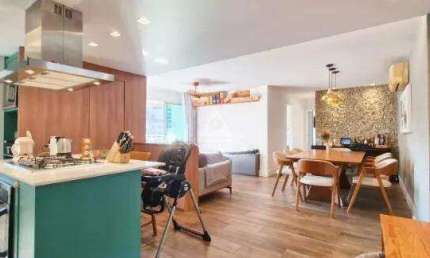 Botafogo! Apartamento, sala, lavabo, 3 quartos, 1 suite, 1 banheiro, infraestrutura, 3 vagas, 106m²
