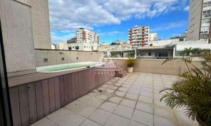 Cobertura 4 quartos, suíte master, closet, 223 mts, 2 vagas de garagem em Ipanema.