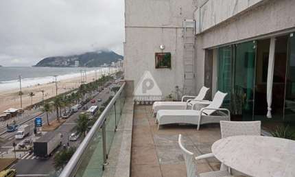 Cobertura linear, 4 quartos, suítes, closet,180mts, vista para o mar, 2 vagas de garagem, em Ipanema.