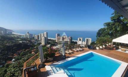 Casa à venda com vista panorâmica em São Conrado, RJ