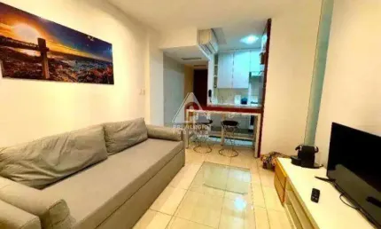 Quarto e sala com vaga escriturada no quadrilátero de ipanema