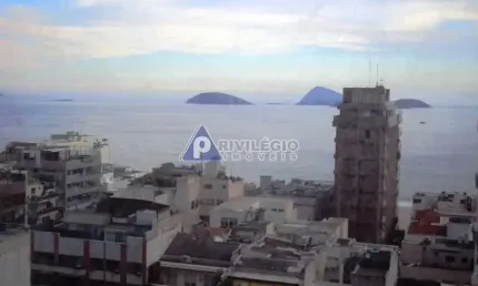 Sala comercial, 28 mts, vista para o mar, ilhas cagarras e morro dois irmãos, em ipanema.