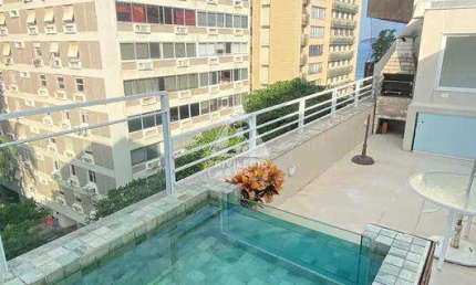 Cobertura à venda, 4 quartos, 2 suítes, 2 vagas, Leblon - RIO DE JANEIRO/RJ