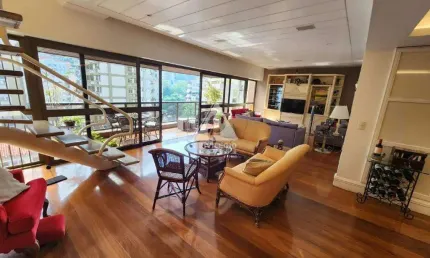 Magnífico apartamento com vista cristo redentor na lagoa.