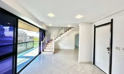 Cobertura duplex 4 quartos com vista livre, 2 vagas, 3 suites!