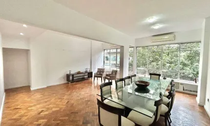 Leblon – apartamento espaçoso 4 quartos com 2 suítes e 1 vaga – próximo à praia!