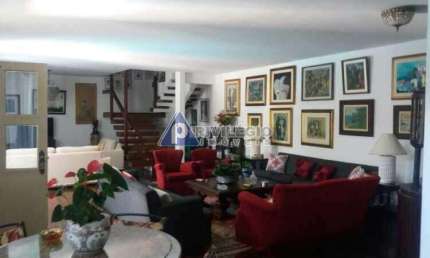 Casa de rua à venda, 4 quartos, 2 suítes, 2 vagas, Laranjeiras - RIO DE JANEIRO/RJ