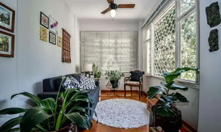 Apartamento de 3 quartos, com dependência, 173m², na av. rui barbosa - flamengo