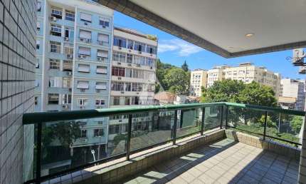 Apartamento à venda, 2 quartos, 1 suíte, 1 vaga e varanda em Laranjeiras - RIO DE JANEIRO/RJ