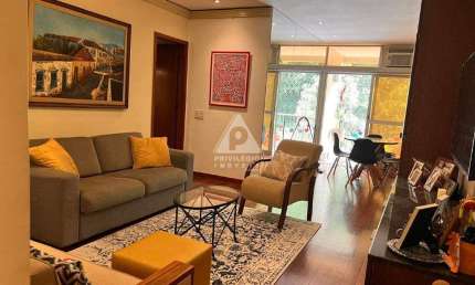 Apartamento de 143m² localizado em Copacabana/RJ Rua bucólica, muito calma e arborizada de fundos e vista livre para o verde, reformado por arquiteto,