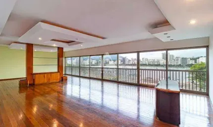 Espetacular apartamento na enseada de botafogo, 4 quartos, 2 vagas