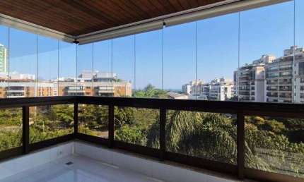 Maravilhosa cobertura com 304 m2 Av Lúcio Costa 4 quartos Barra da tijuca