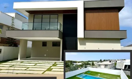 Casa em condomínio fechado com 5 quartos à venda no Alphaville Litoral  Norte 1, Camaçari 