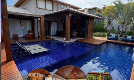 Casa a venda 4 suítes Porteira Fechada no Ilha dos Pássaros - Praia do Forte