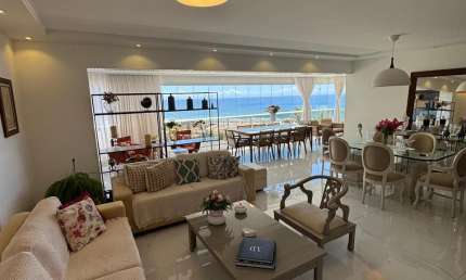 Apartamento a venda 4/4 sendo 2 suítes 165 m2 nascente, vista mar no Hemisphere