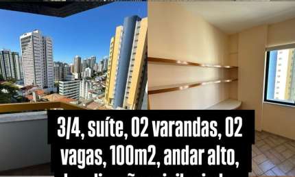 Apartamento a venda 3/4 sendo 1 suíte 100 m2 no Caminho das Árvores