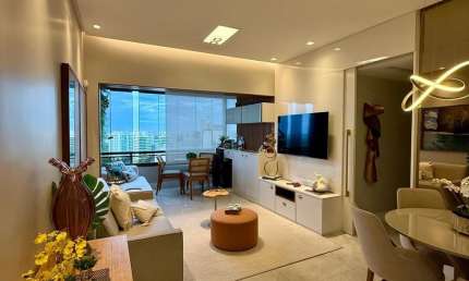 Apartamento à venda no Alphaville Art Ville 78m² 2/4  + gabinete 2 vagas