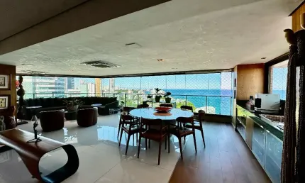 Apartamento 4 suítes + gabinete 308 m2 andar alto, nascente Morro Ipiranga
