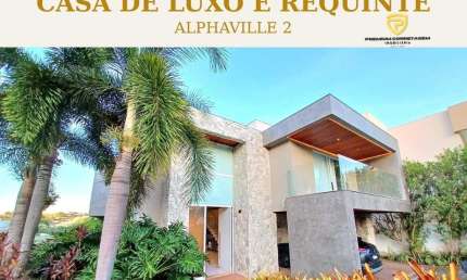 Casa 5 suítes PORTEIRA FECHADA no Alphaville Salvador 2