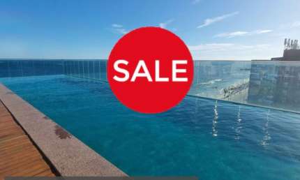 Apartamento a venda vista mar 1/4 51 m2 no Expresso 2222 na Barra