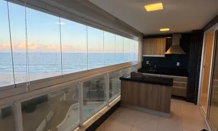 Quarto e Sala Vista Mar em Armação Salvador  Suítes Residence