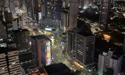 Apartamento com 1/4 andar altissimo 58 m2 no mondial - caminho das arvores