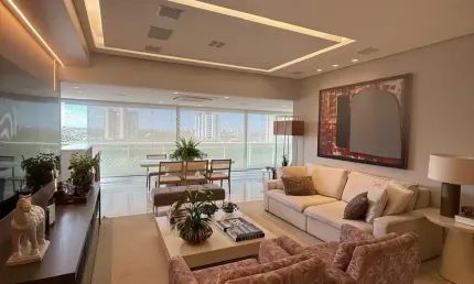 Apartamento 3 suites, mobiliado, nascente na colina a de patamares