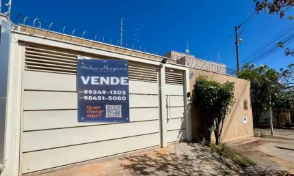 Casa térrea à venda no coronel antonino – campo grande/ms – pronta para morar