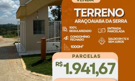 Terreno à venda na Rua Professor Toledo, 0, Capanema, Araçoiaba da Serra