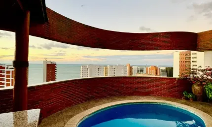Cobertura Duplex no Meireles, 540m, Piscina Exclusiva