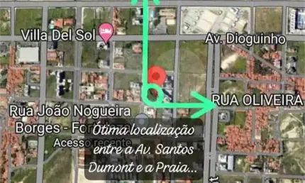 Terreno à venda na Rua João Nogueira Borges, 1, Praia do Futuro I, Fortaleza