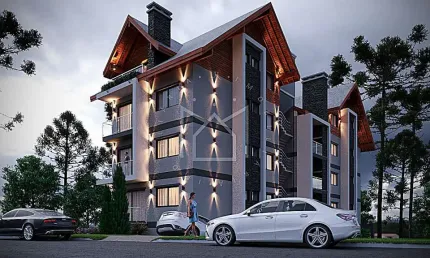 Apartamento com 2 quartos à venda na Rua Borges De Medeiros, Centro, Canela, 44 m2 por R$ 558.091