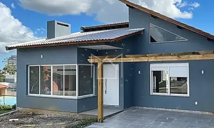 Casa em condomínio fechado com 2 quartos à venda na rua antônio ramos, 440, villa lucchesi, gravataí, 160 m2 por r$ 750.000