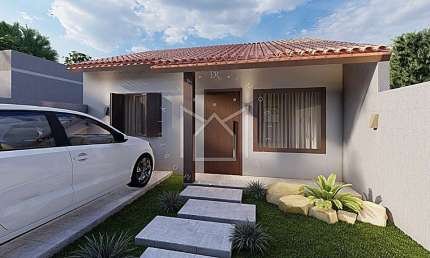 Casa em condomínio fechado à venda na Rua Alcides Gomes, Caça e Pesca, Gravataí, 55 m2 por R$ 249.000