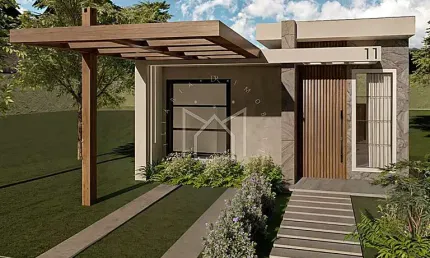 Casa em condomínio fechado com 3 quartos à venda na estrada morro do coco, jansen, gravataí, 98 m2 por r$ 686.000
