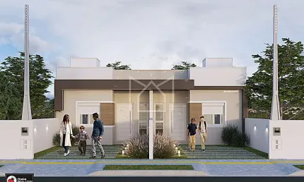 Casa com 2 quartos à venda na Rua João Machado, 322, Moradas do Sobrado, Gravataí, 49 m2 por R$ 235.320