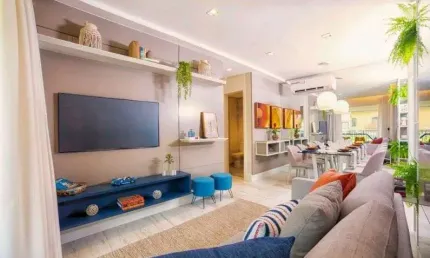 Apartamento pronto na conceição de 82 m² com 3 dormitórios, 1 suíte e lavabo.