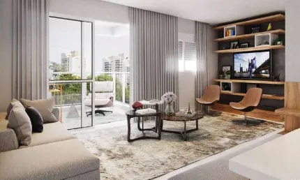 Apartamento pronto na chácara santo antônio de 72 m²