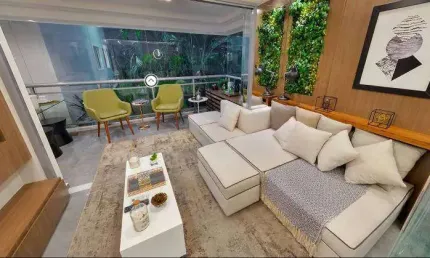 Apartamento de 81 M² com 3 dormitórios, lavabo, 2 vagas de garagem