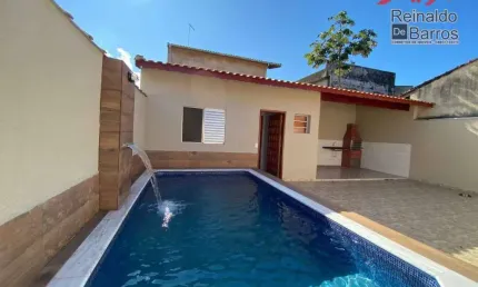 Casa com 2 dormitórios e piscina à venda, por r$ 499.900 - agenor de campos - mongaguá/sp