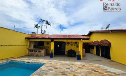 Casa com 5 dormitórios à venda, 298 m² por R$ 1.378.000,00 - Jardim Suarão - Praia - Itanhaém/SP