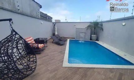 Casa Sobreposta Alta 75 m² - piscina e churrasqueira , próximo da praia em Itanhaém