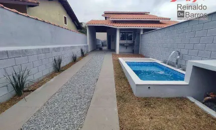 Sobrado com 2 e piscina dormitórios à venda, por R$ 324.000 - Jardim Guacyra - Itanhaém/SP