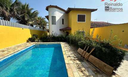 Sobrado com 4 dormitórios à venda, 207 m² por R$ 550.000,00 - Jequitibá - Itanhaém/SP