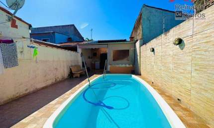 Casa No Centro de Itanhaém com 3 quartos, por R$ 475.000,00.