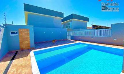 Casa com 2 dormitórios à venda, 75 m² por R$ 280.000,00 - Cibratel II - Itanhaém/SP