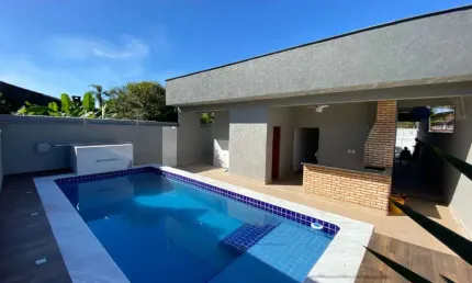 Casa com piscina e 3 dormitórios à venda, por R$ 780.000 - Santa Júlia - Itanhaém/SP
