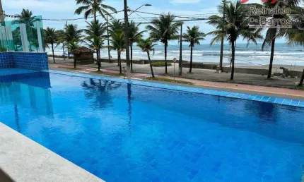 Apartamento Frente Mar com 2 dormitórios à venda, 71 m² por  Vila Atlântica - Mongaguá/SP