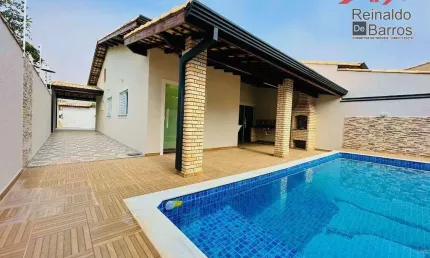 Casa com 3 dormitórios à venda, 122 m² por R$ 570.000 - Jardim das Palmeiras - Itanhaém/SP