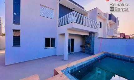 Sobrado com 4 dormitórios à venda, 123 m² por r$ 680.000,00 - balneário san marcos - itanhaém/sp